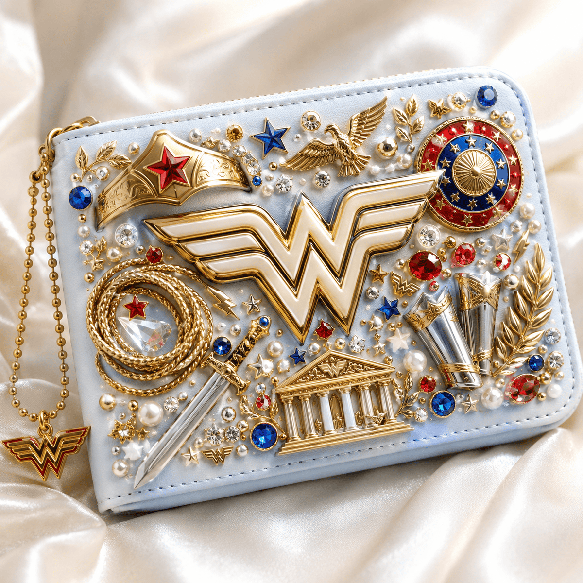 Premium WDWM Handmade 3D Collage Wallet HTTT