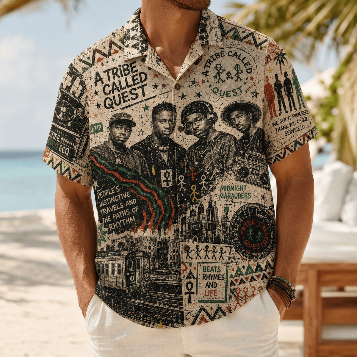 PREMIUM ATCQ HAWAIIAN SHIRT HQH