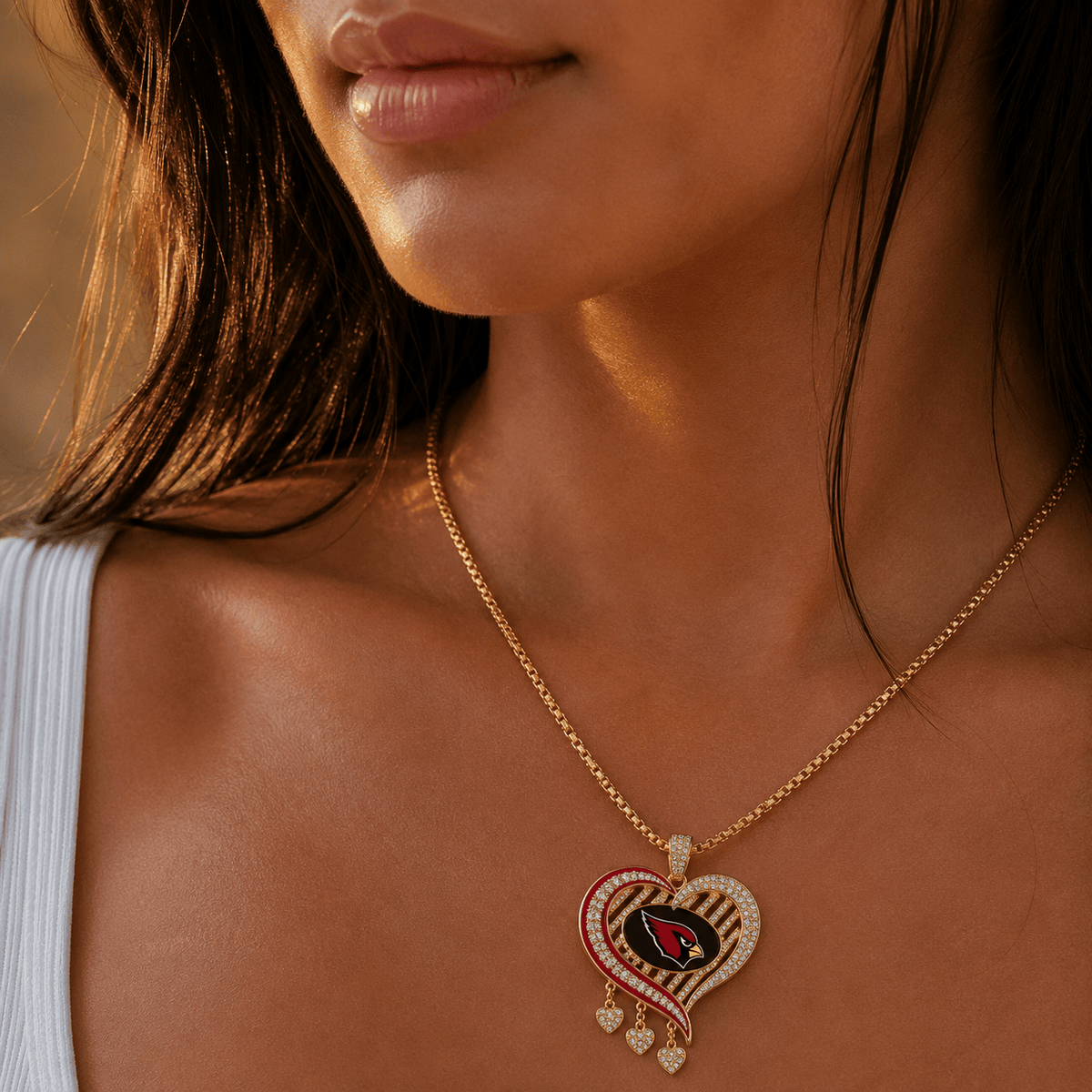 ARCD Solid Gold Chain with Diamond Pendant TMH