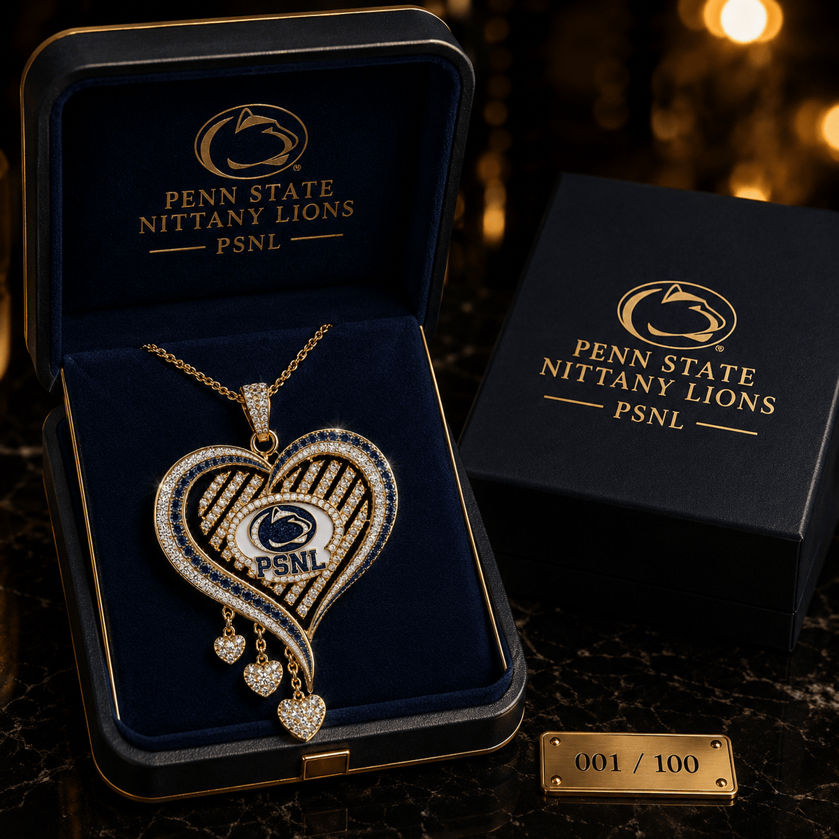 PSNL Solid Gold Chain with Diamond Pendant TTTT