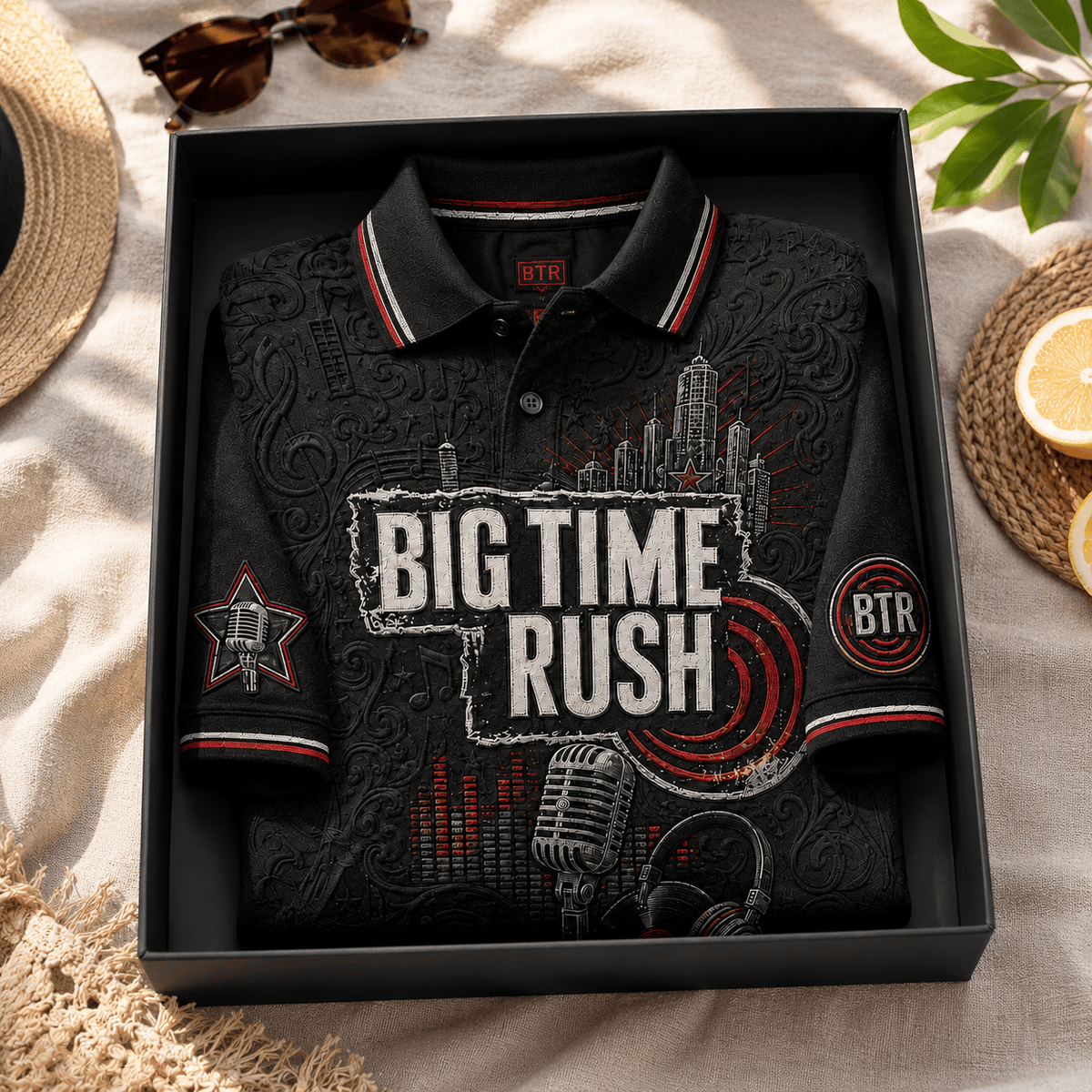 PREMIUM BTRH EMBOSS POLO SHIRT HQH