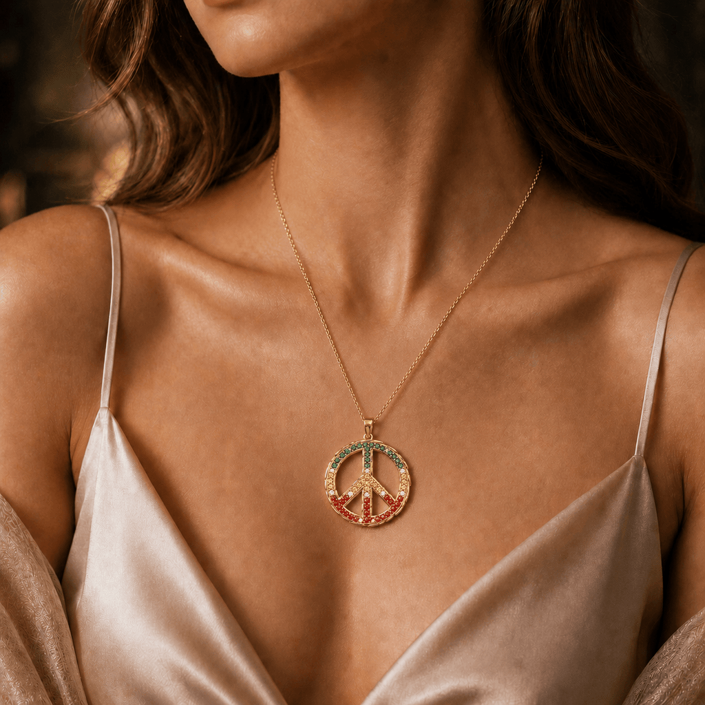 BML Solid Gold Chain with Diamond Pendant TMH