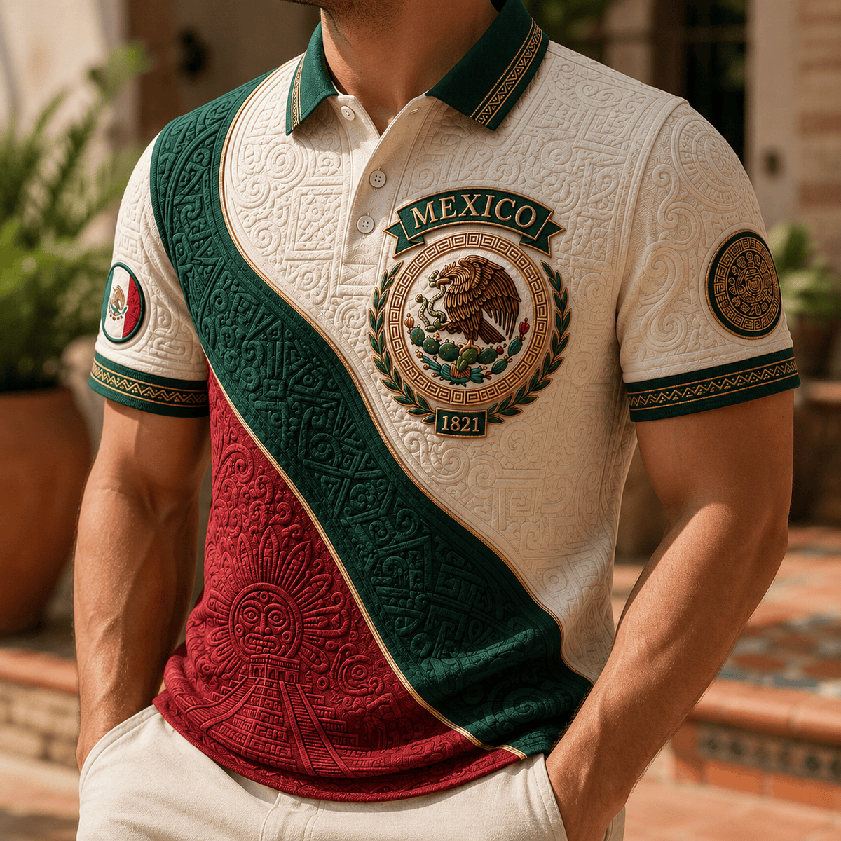 PREMIUM MXC EMBOSS POLO SHIRT HQH
