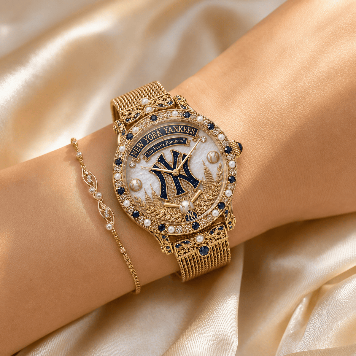 NYY Premium Stainless Steel Watch NPL