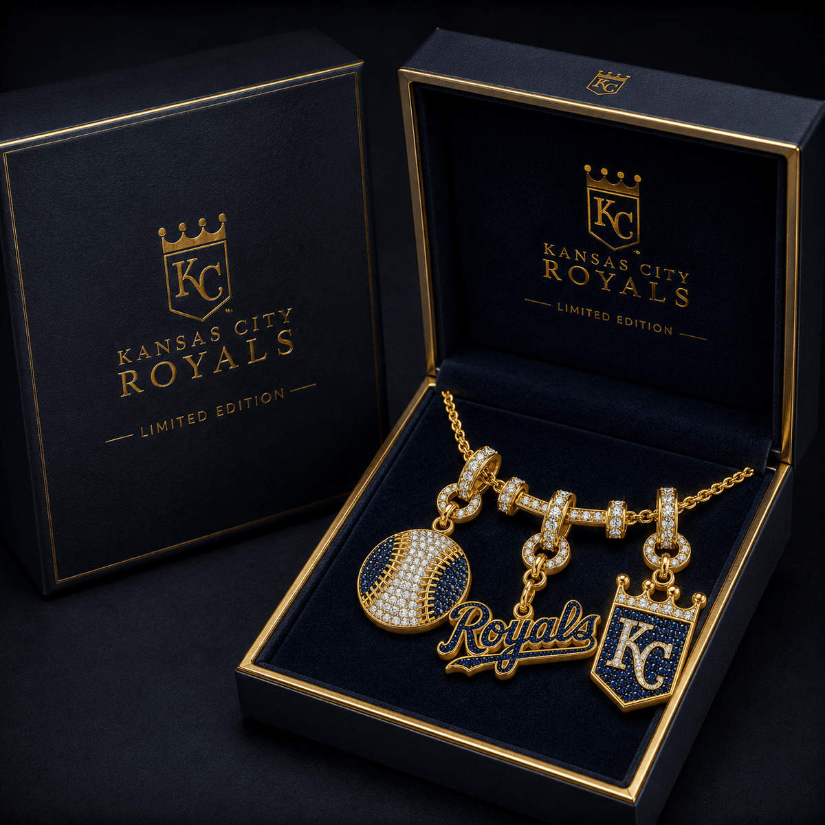 KCR Solid Gold Chain with Diamond Pendant TTTT