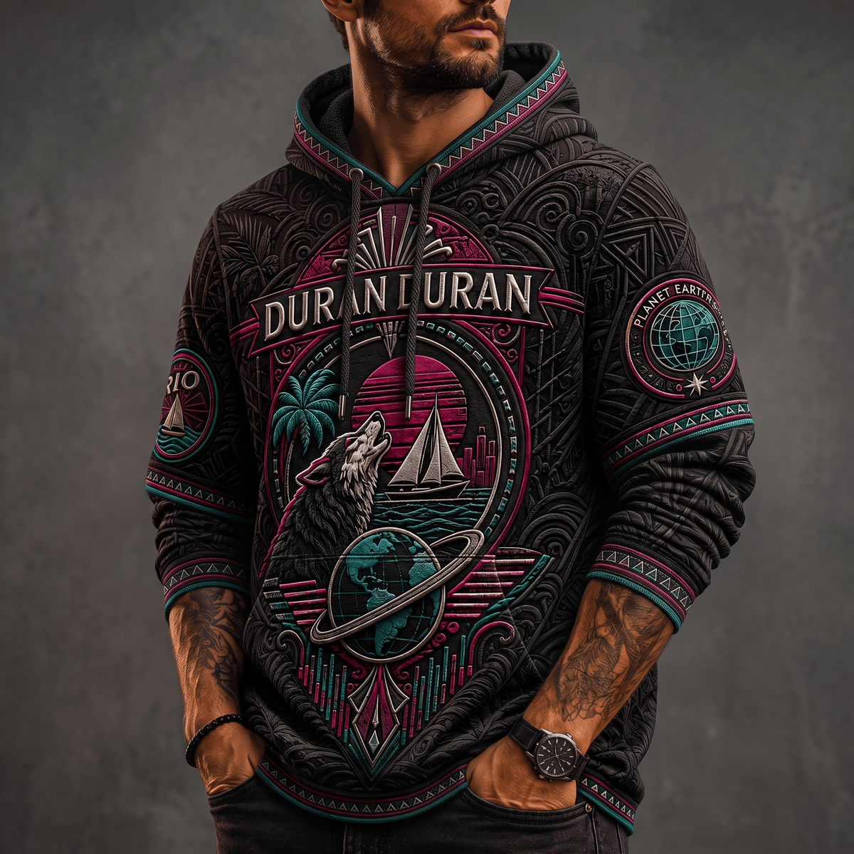 Premium DRDR 3D Embossed Shirt TNSM