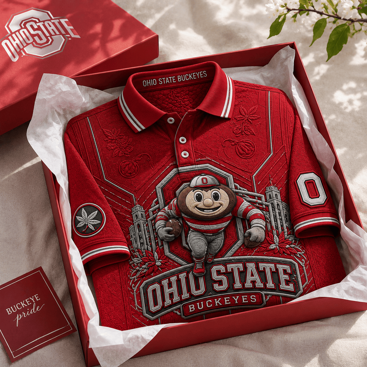 PREMIUM OSB EMBOSS POLO SHIRT HQH