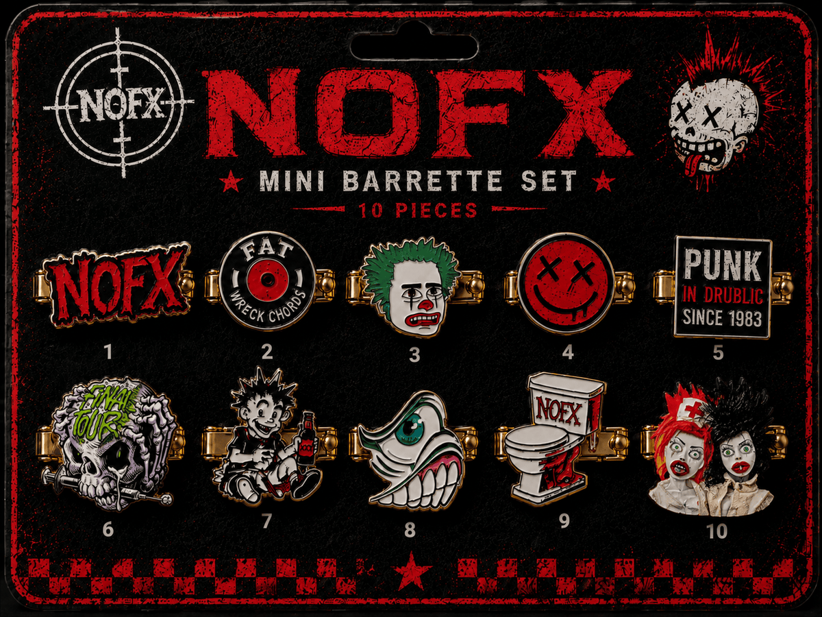 NOFX Elegant Gold Mini Barrettes for Women TTTT