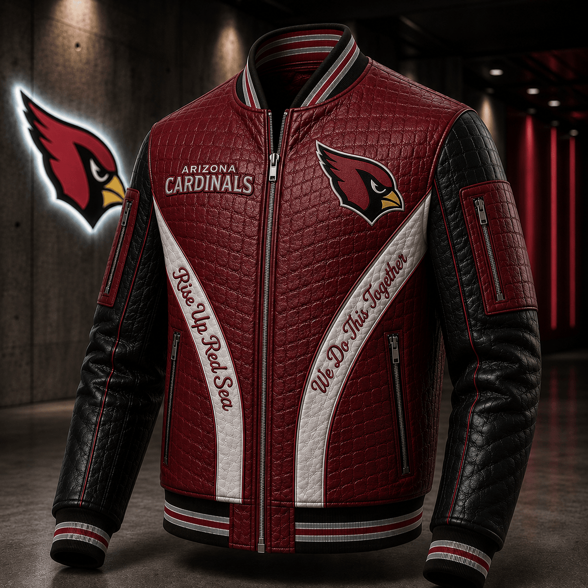 Premium ARCD Leather Zipper Jacket PVNA