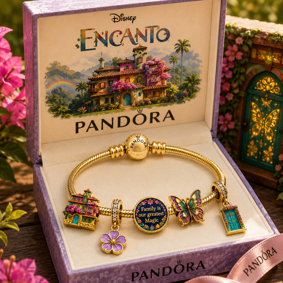 ECT Gold Charm Bracelet Set TTTT