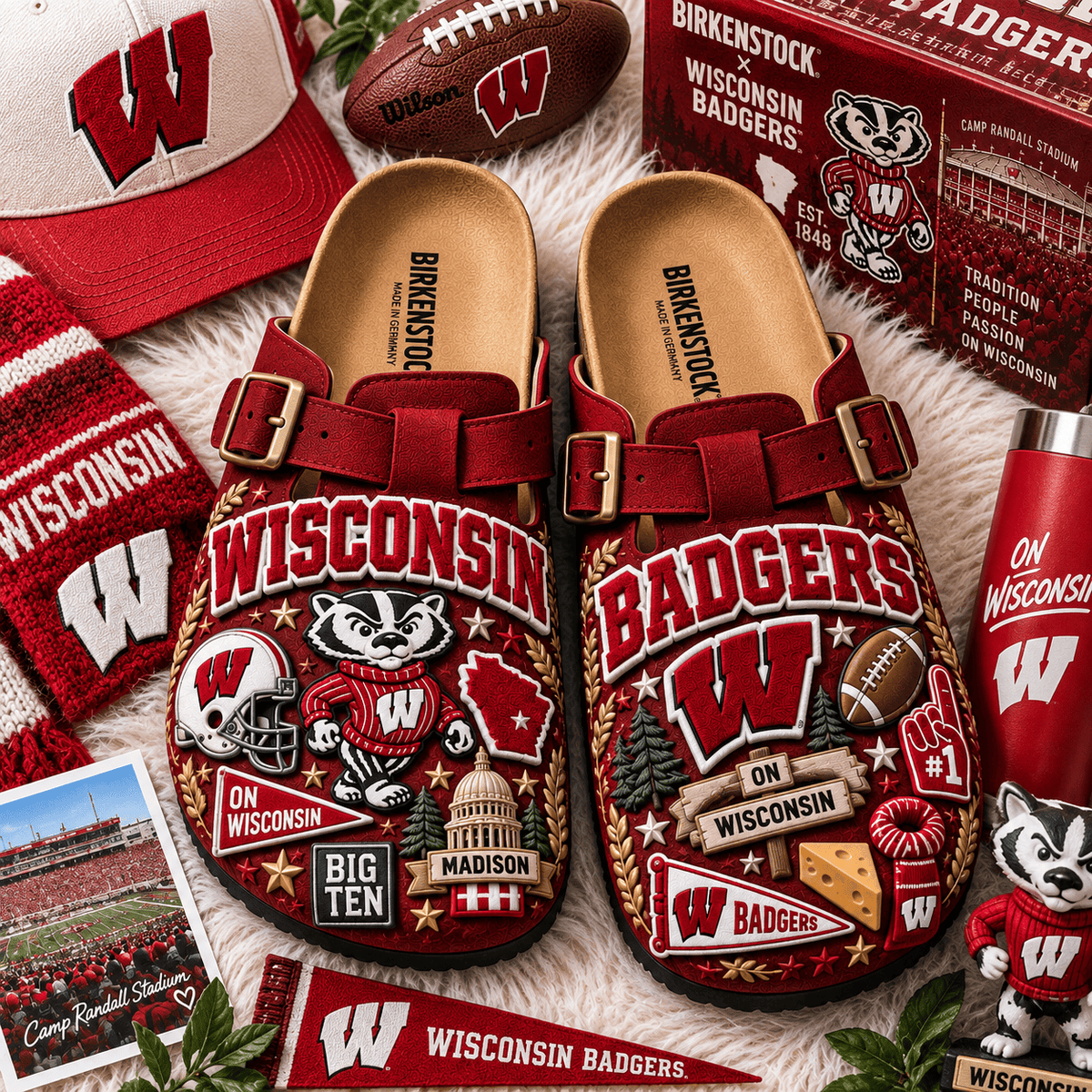 PREMIUM WBG MINK SUEDE CLOGS TTNL