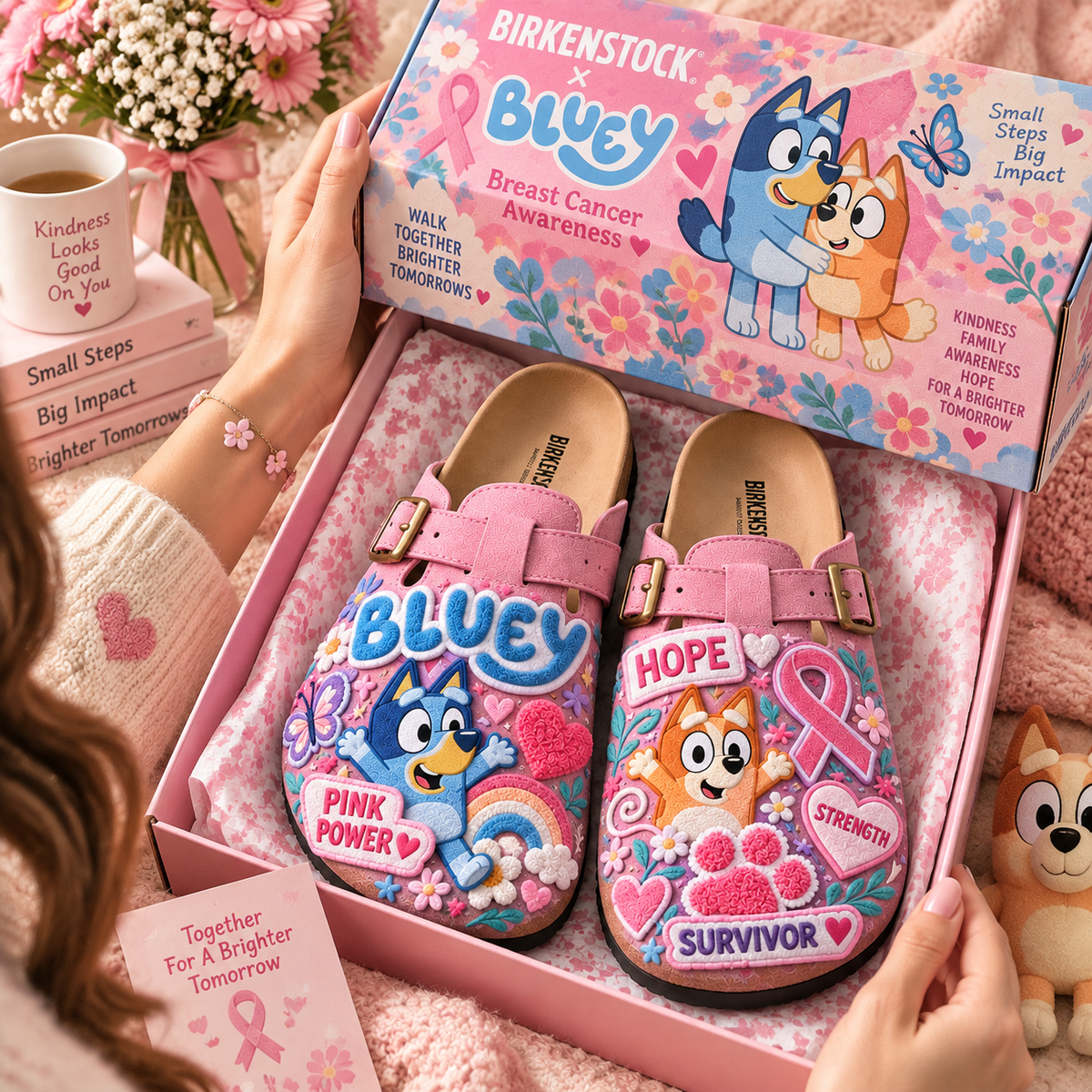 PREMIUM BLU MINK SUEDE CLOGS TTNL