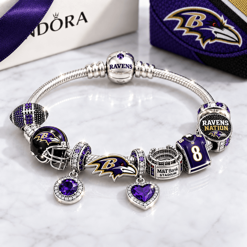 BTR Sliver Charm Bracelet Set BMD