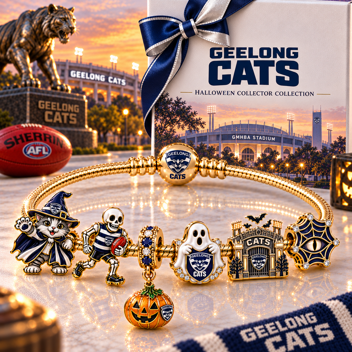 GLC Gold Charm Bracelet Set NHVH