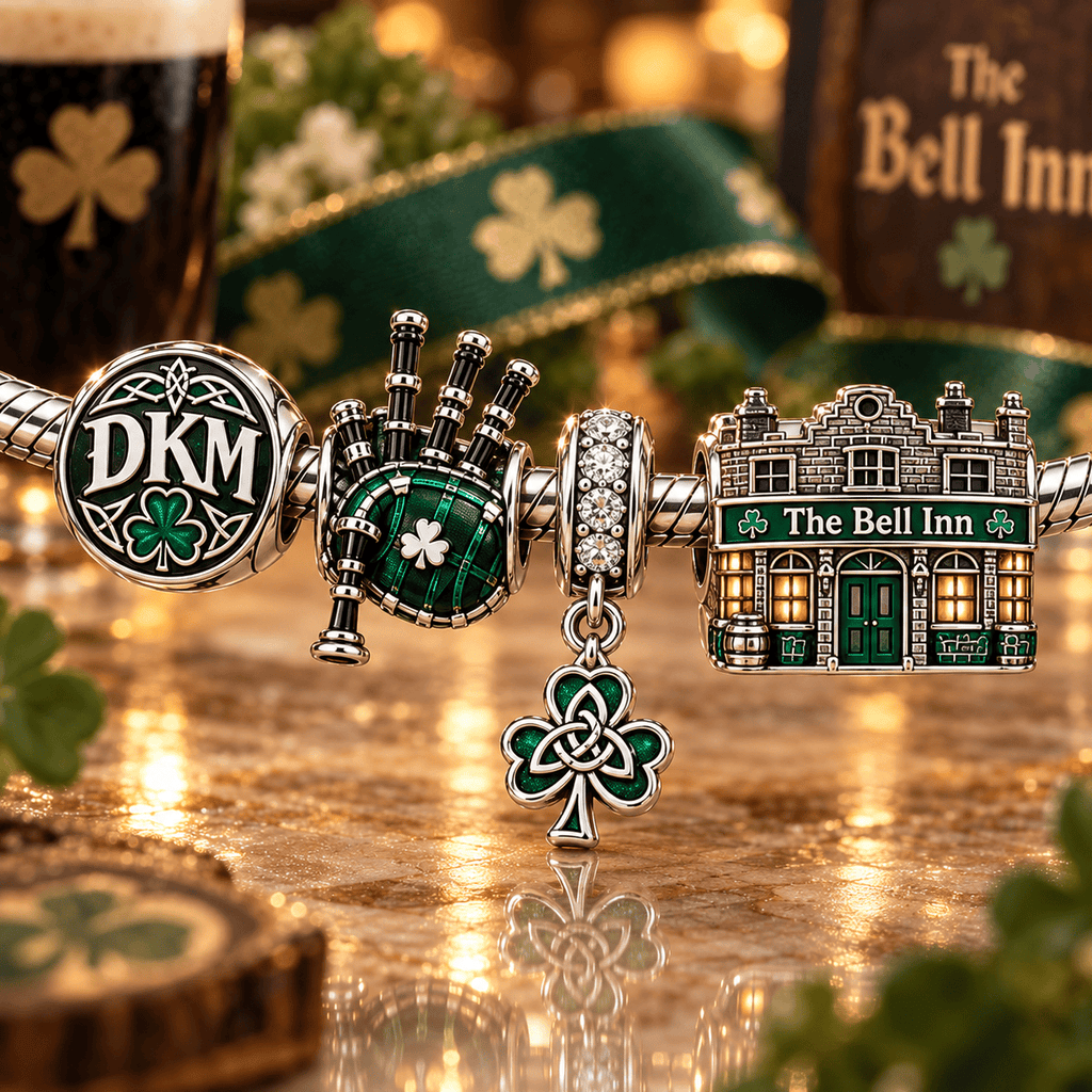 DKMP Silver Charm Bracelet Set VTH