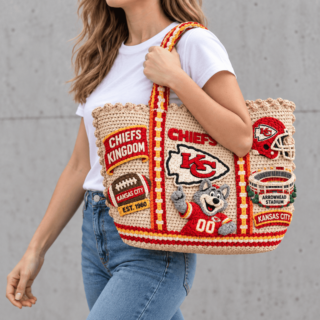 KCC Straw-Style Embellished Tote Bag NTKO