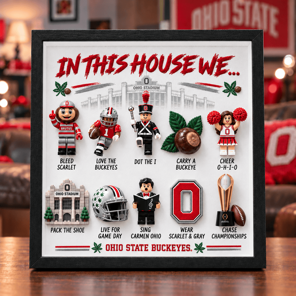 OSB "In This House We…" 3D Fan Display Frame TMH