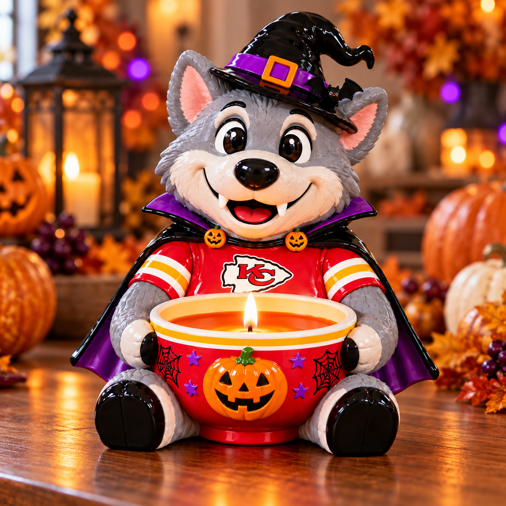 KCC Halloween Candle Holder – Spooky Game Day Decor PNPA
