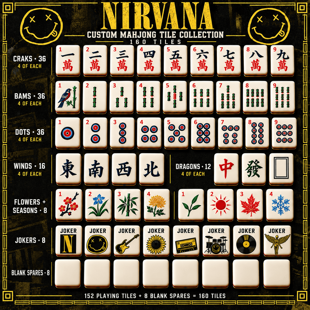 NVN Premium Mahjong Set – Game Night Edition PNPA