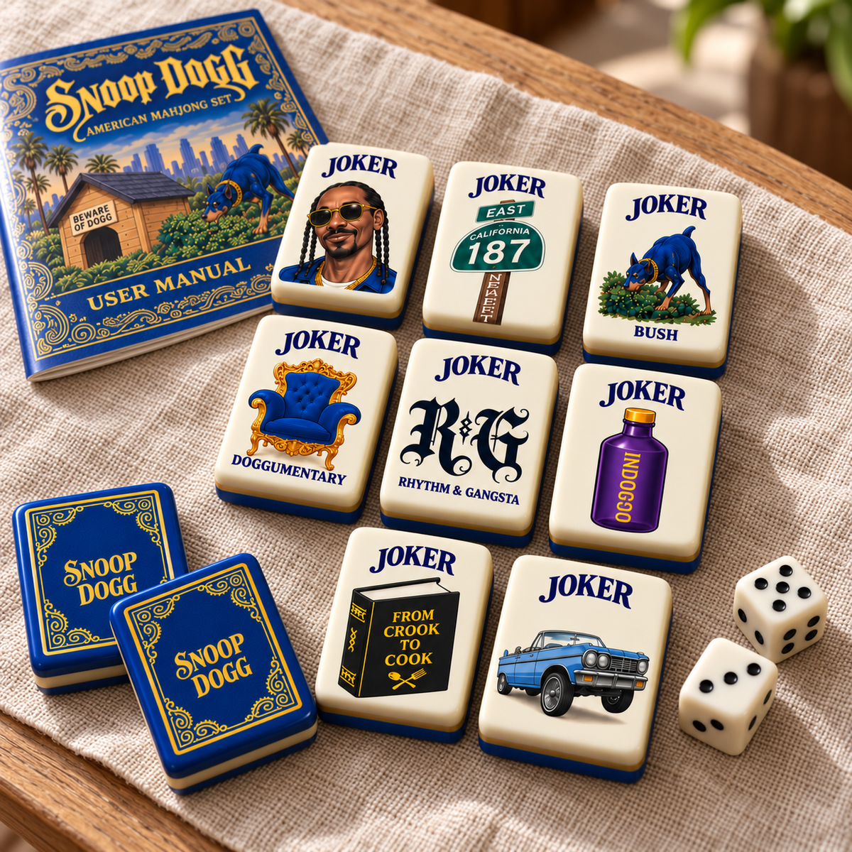 Premium SND Mahjong Tiles Set TTMH