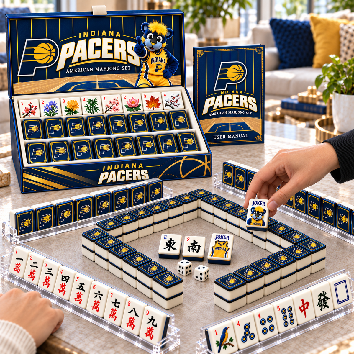 Premium IDP Mahjong Tiles Set TTMH