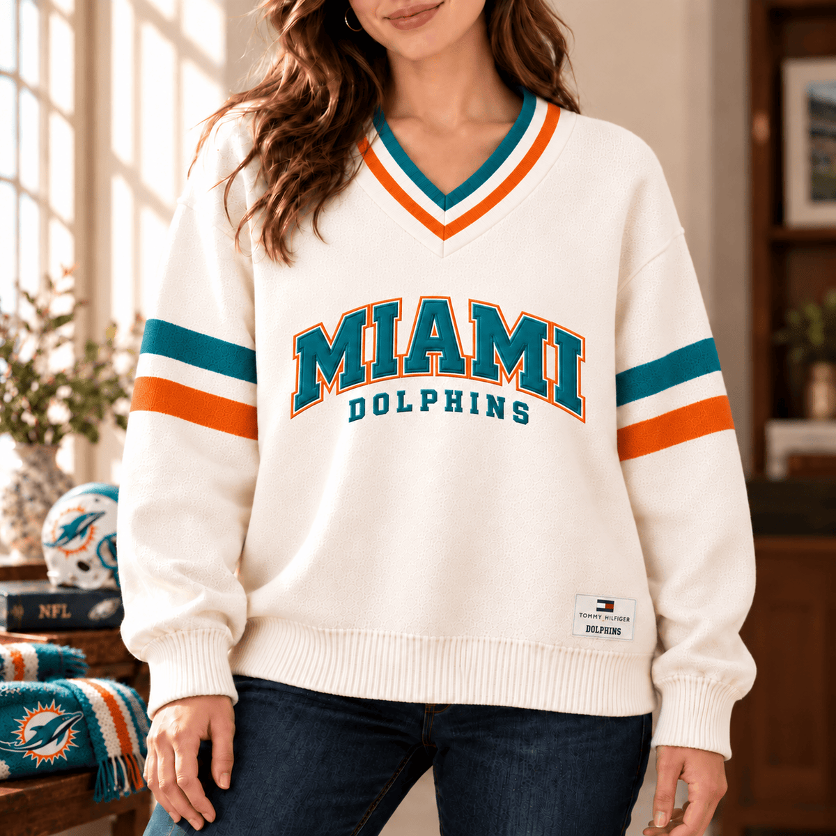 MDP Varsity V-Neck Sweater PNPA