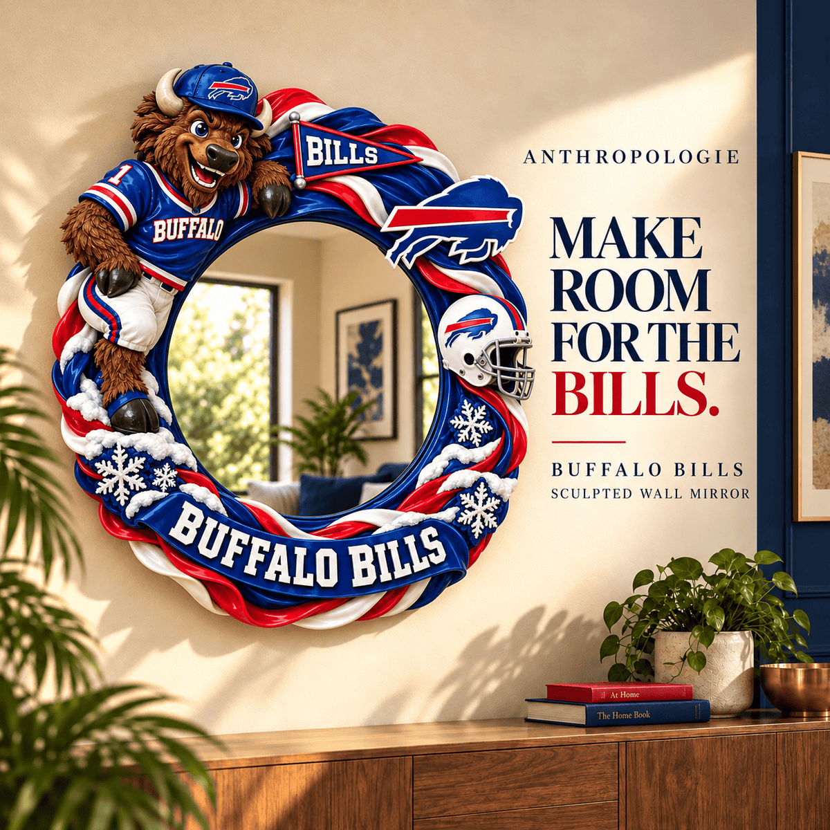 BFBL 3D Mascot Wall Mirror DNBN
