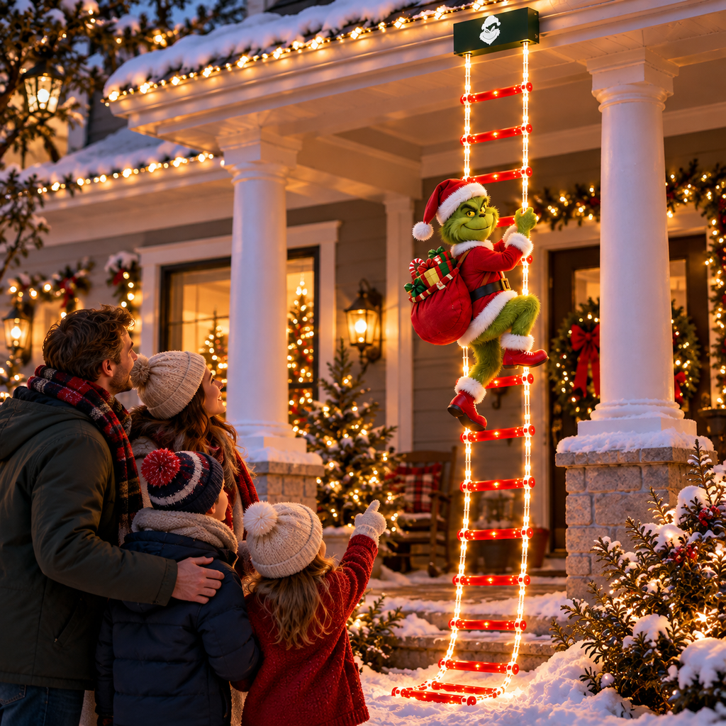TGR Animated Climbing Ladder Christmas Decoration BMD