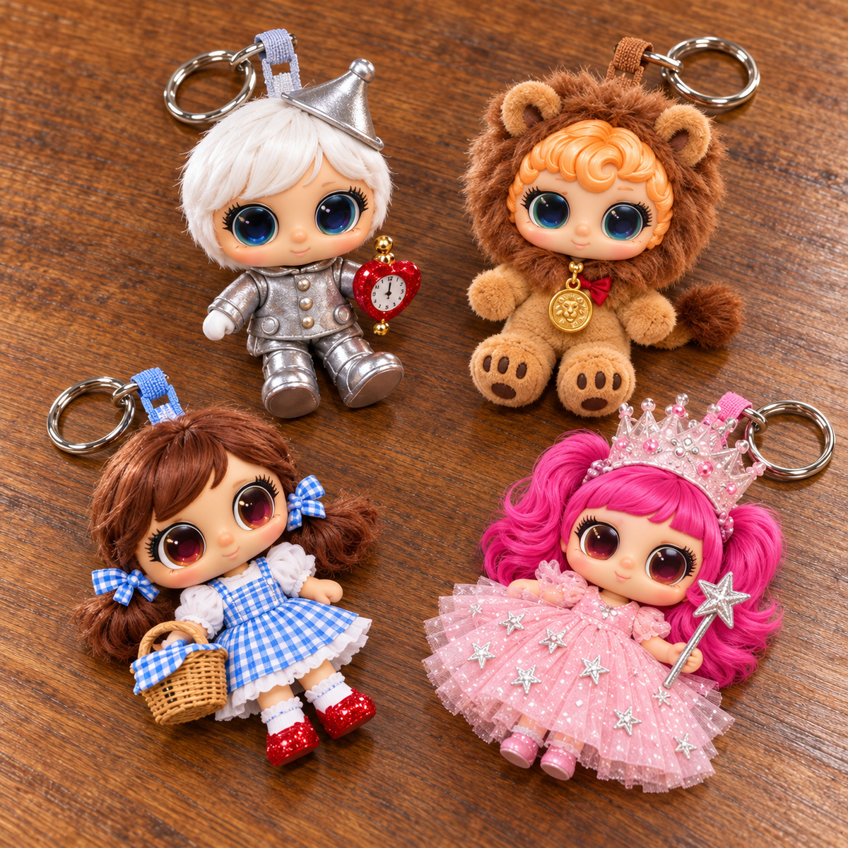 Premium TWOZ Plush Keychain Collection NTVA