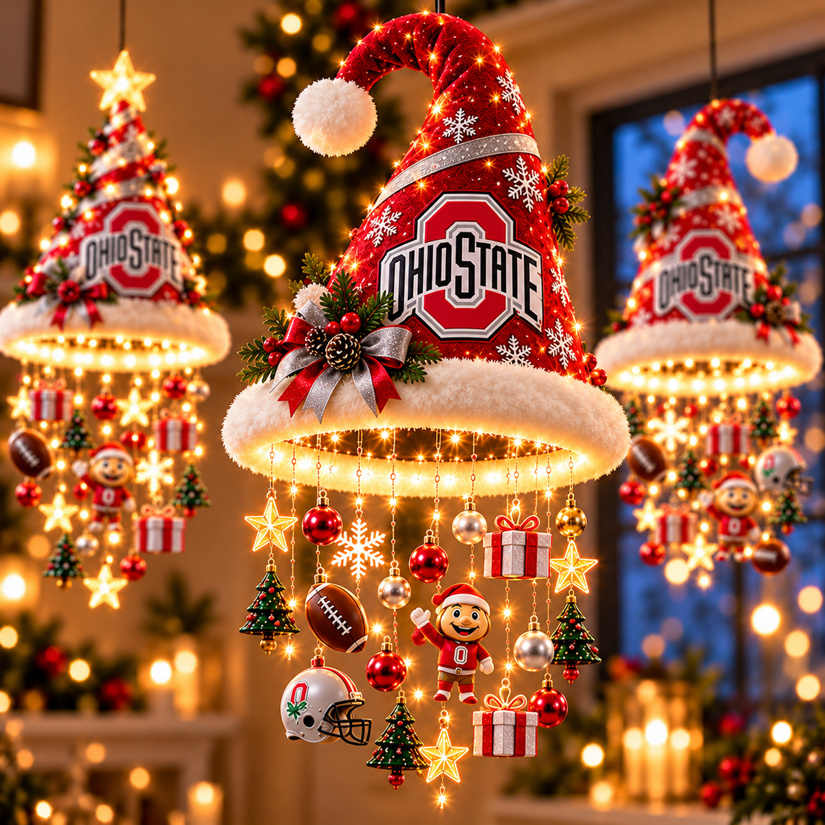 OSB Premium Christmas Hanging Chandelier Set BMD