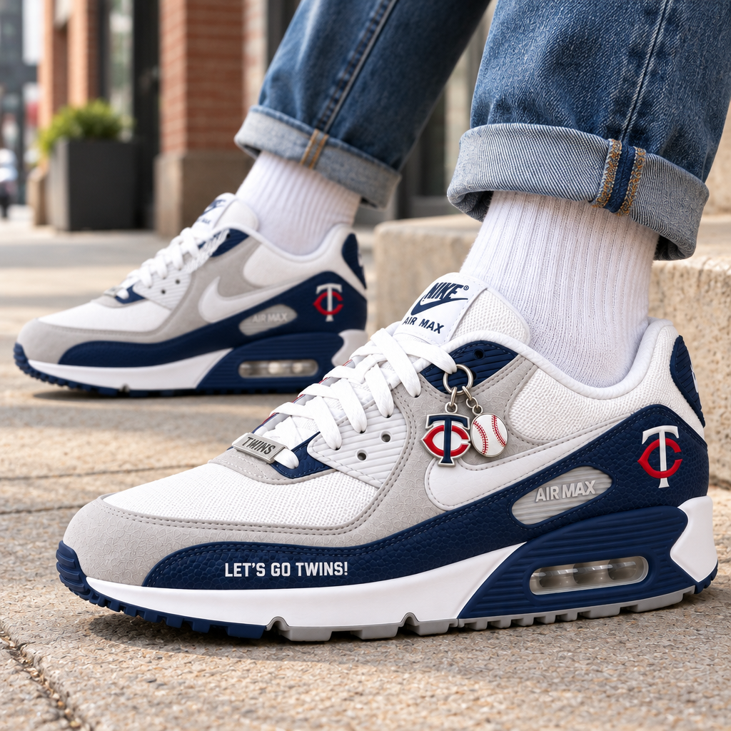 Minnesota Twins Premium Low-Top Sneakers