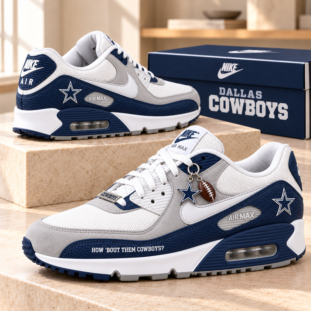 Dallas Cowboys Premium Low-Top Sneakers