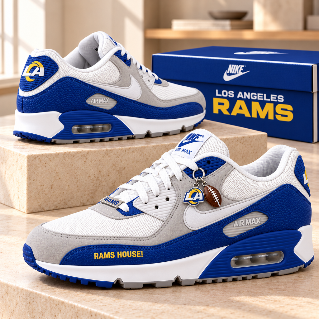 Los Angeles Rams Premium Low-Top Sneakers