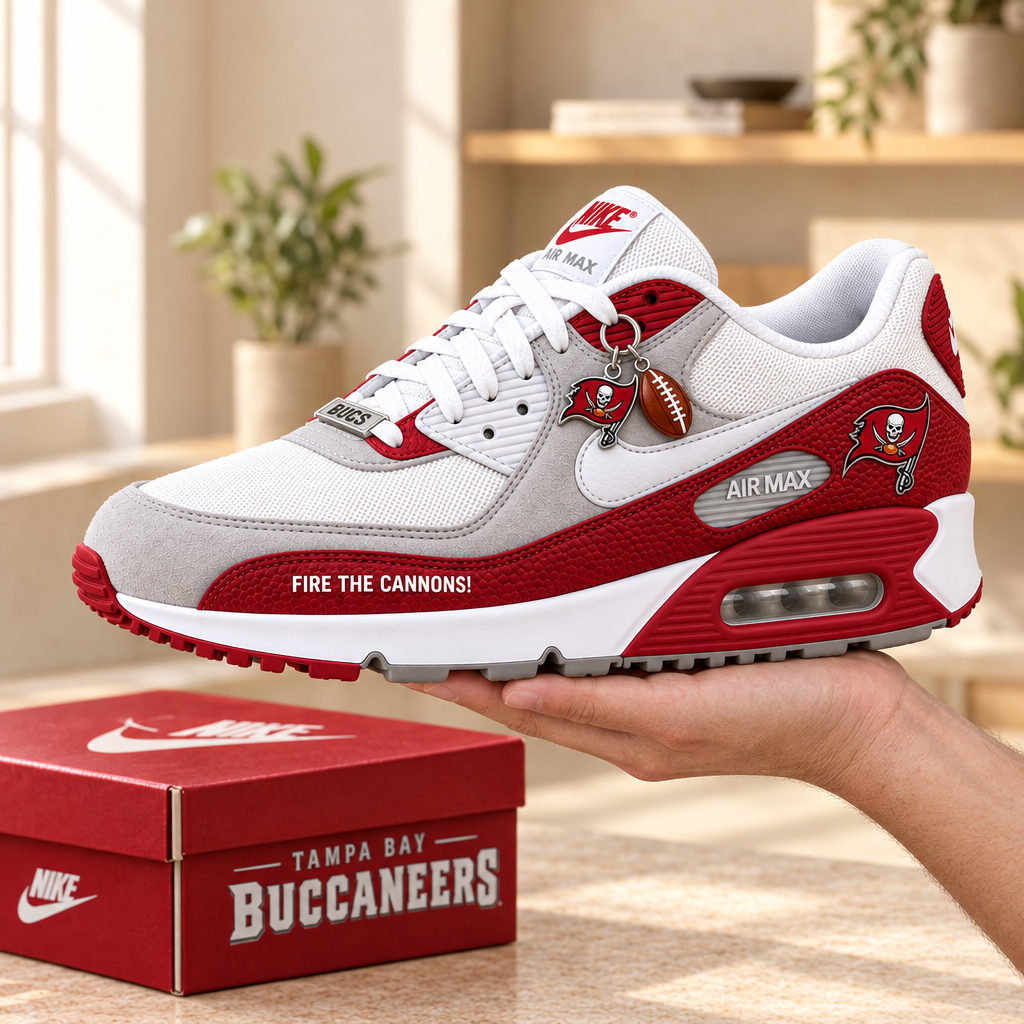 Tampa Bay Buccaneers Premium Low-Top Sneakers
