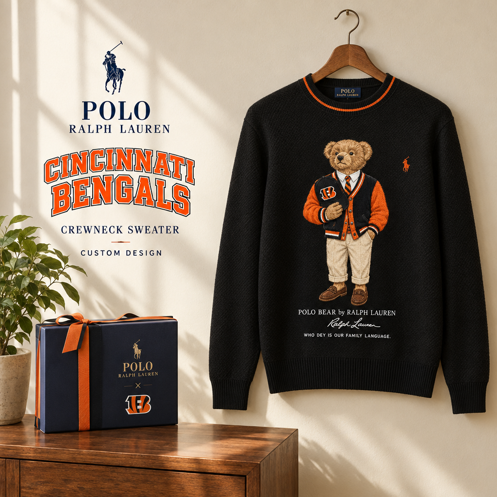 Cincinnati Bengals Premium Crewneck Sweater
