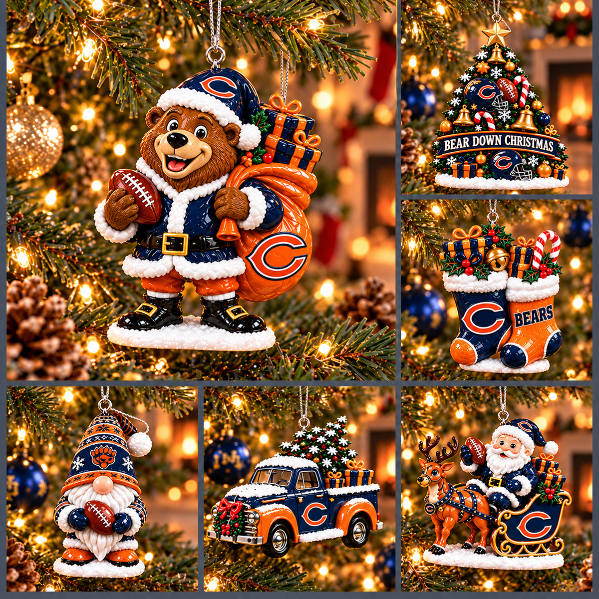 CCB Premium Christmas Tree Ornament Set TMH