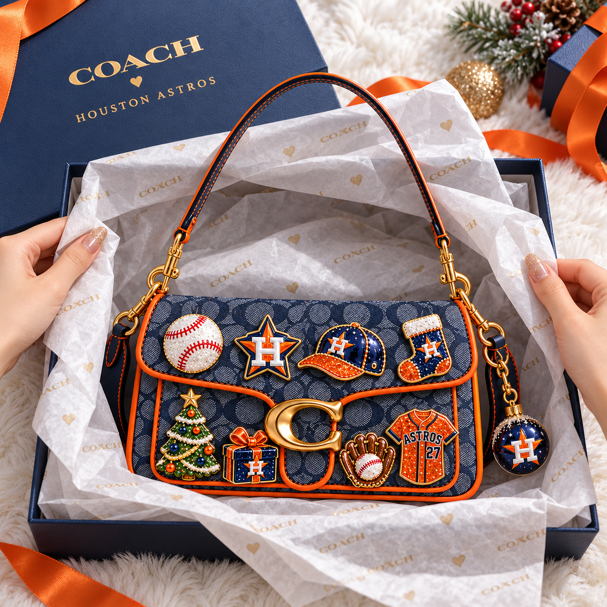 Premium HTA Noel Shoulder Cross With Charm NPL