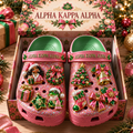 AKA Premium Christmas Glitter Charm Clogs NTTB