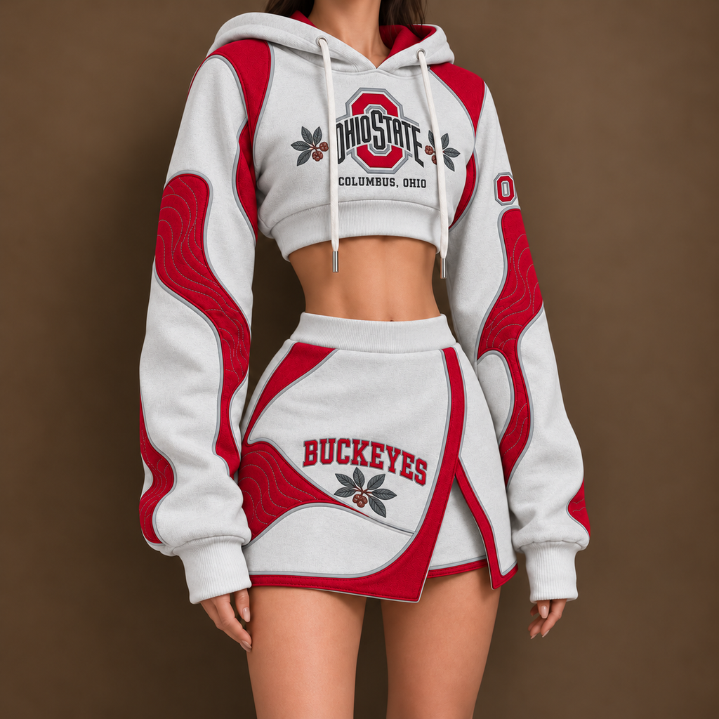OSB Women’s Cropped Hoodie & Skirt Set DNBN
