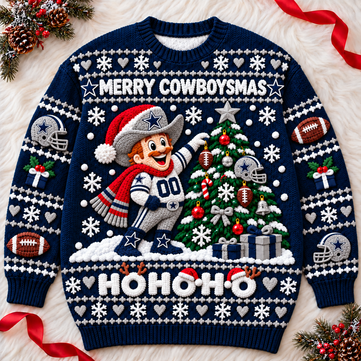 DLCB Premium 3D Christmas Sweater TMH