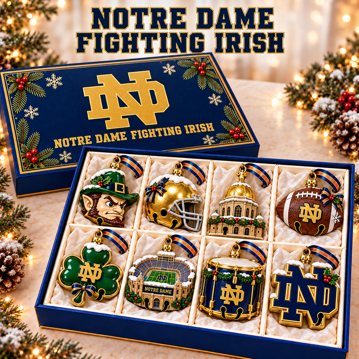 Premium NDFI Christmas Bell Ornament TTMH