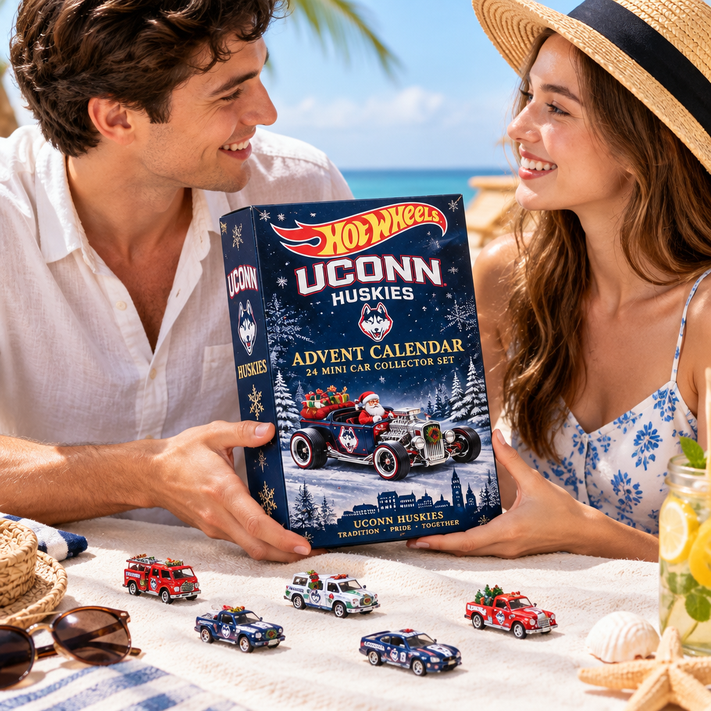 UCONN Huskies Premium Mini Car Advent Calendar