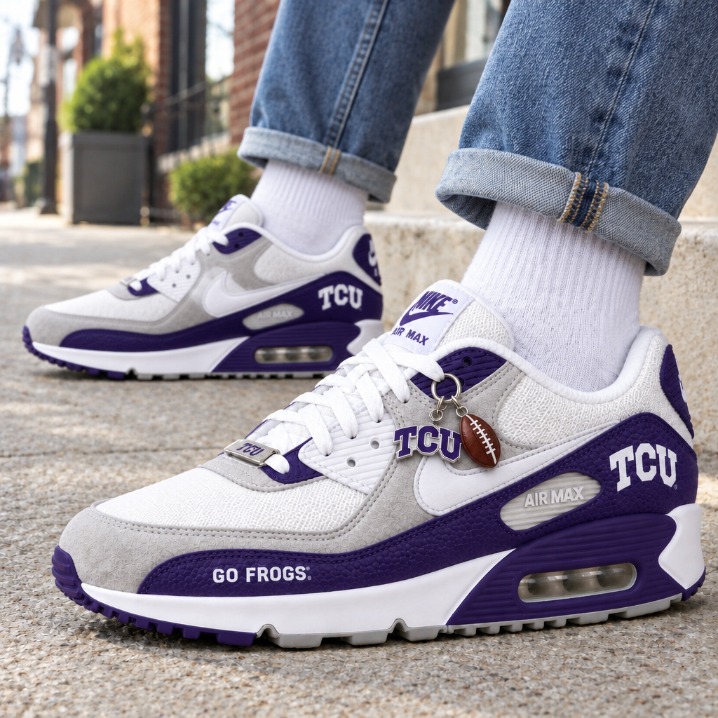 TCU Horned Frogs Premium Low-Top Sneakers