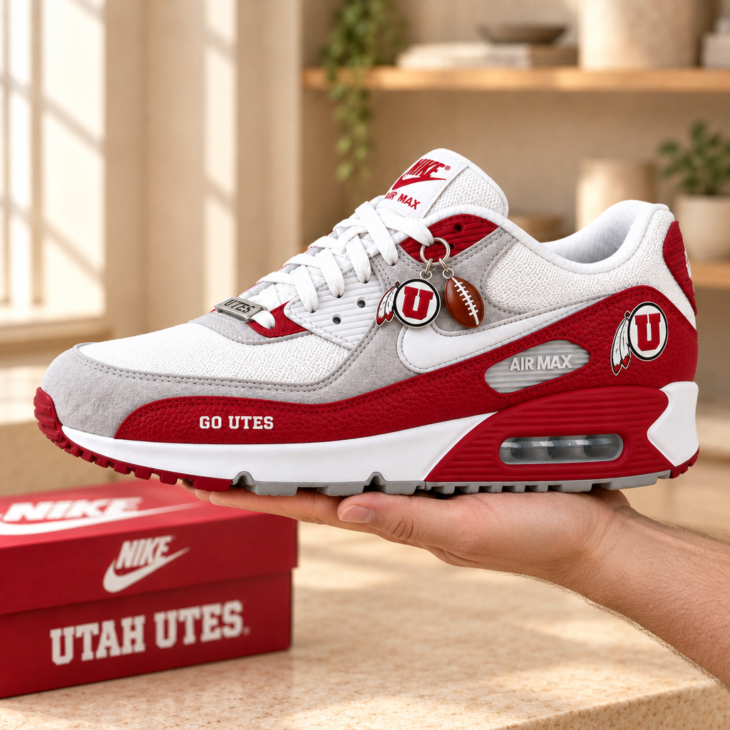 Utah Utes Premium Low-Top Sneakers