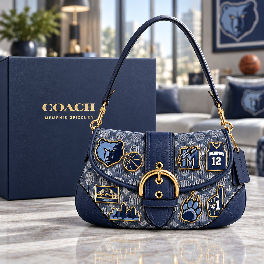 Memphis Grizzlies Soho Bag With Charm
