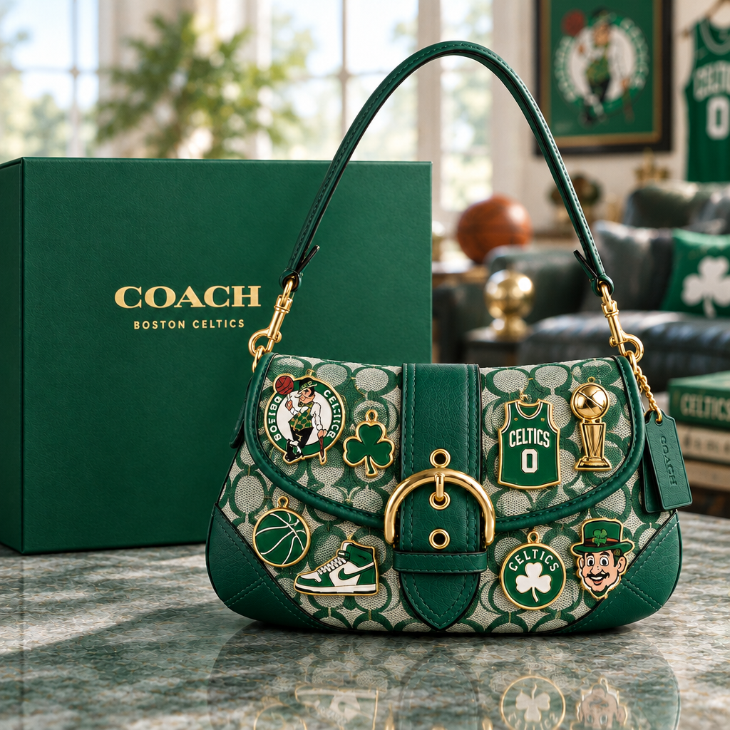 Boston Celtics Soho Bag With Charm