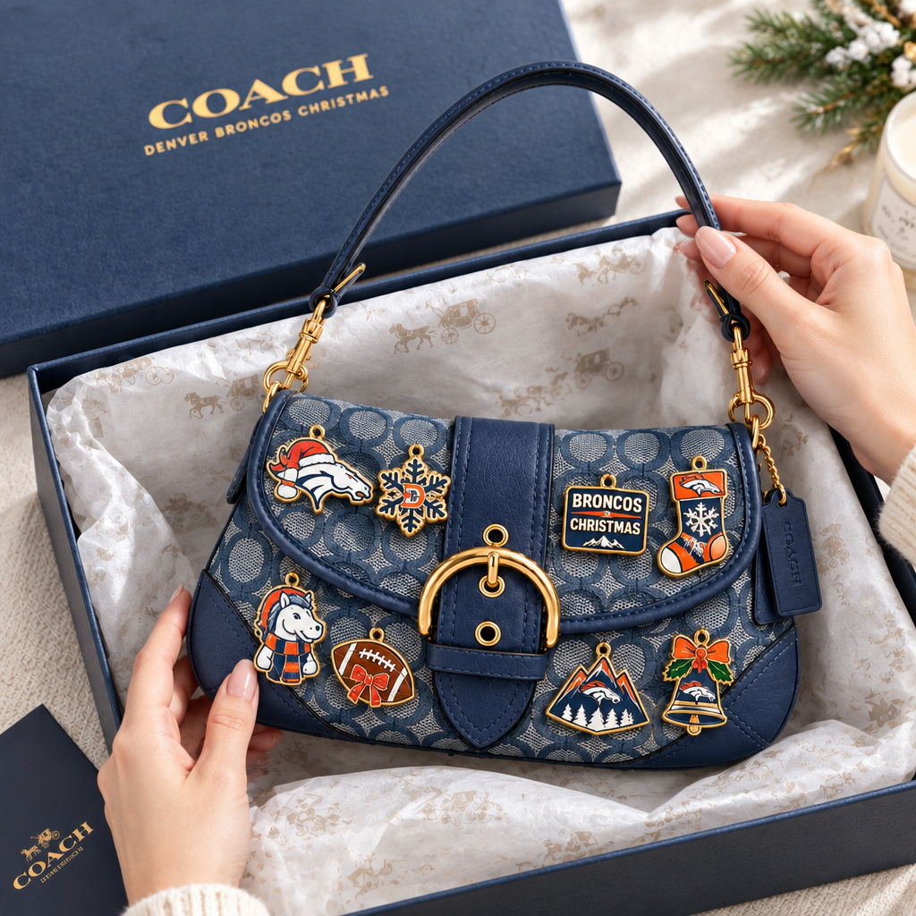 Denver Broncos Soho Bag With Charm