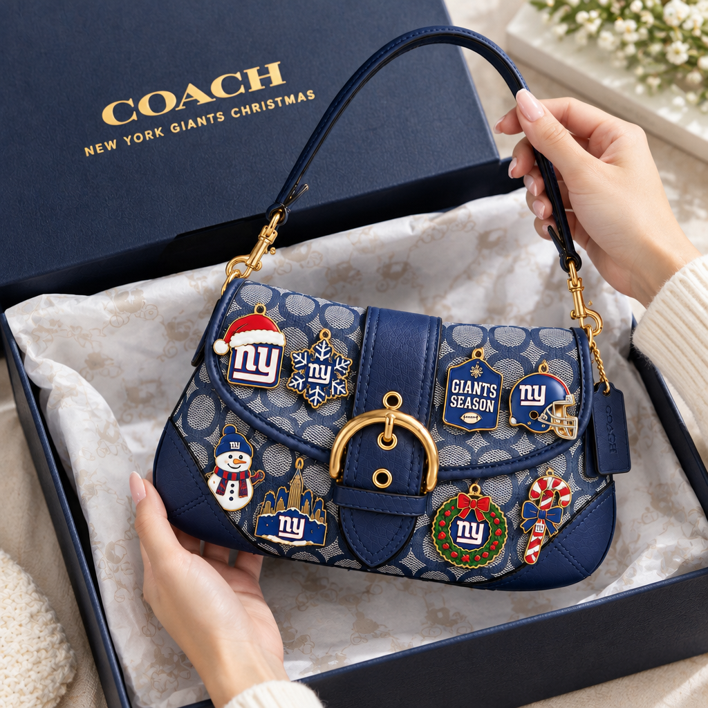 New York Giants Soho Bag With Charm