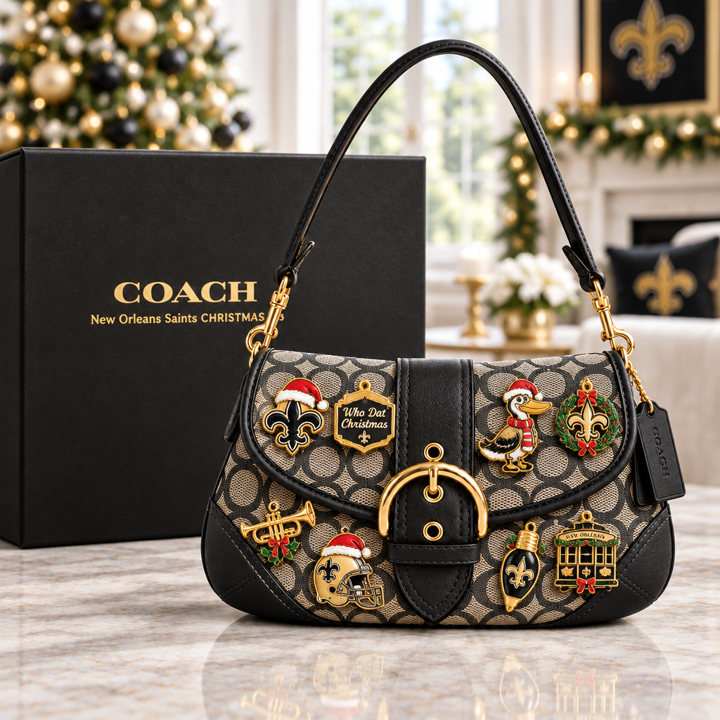 New Orleans Saints Soho Bag With Charm