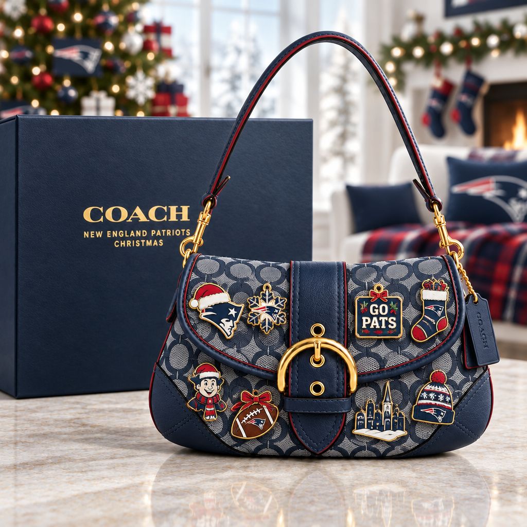 New England Patriots Soho Bag With Charm